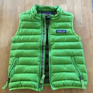 Patagonia Baby Down Sweater Vest - 2T in green